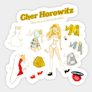 Cher - Clueless - Paper Doll Sticker